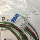 philip CBL Reusable ECG Leadwires 5 Leadset Snap AAMI ICU M1644A 989803144991