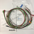 philip CBL Reusable ECG Leadwires 5 Leadset Snap AAMI ICU M1644A 989803144991