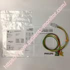 989803145101 Medical Equipment Parts philip ECG Lead Set 3 Leadset Grabber IEC ICU 1M M1672A