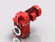 Bevel Helical Geared Motor Speed Reductor With Shaft Red Power Transmission Parts