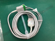 GE Patient Monitor ECG 5 Lead 11 Pin Cable AHA 110051025 EU586S-A Monitor Parts ECG Parts