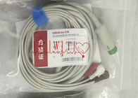 12 Pin Patient Monitor Accessories , 1m 5 Lead Ecg Cable