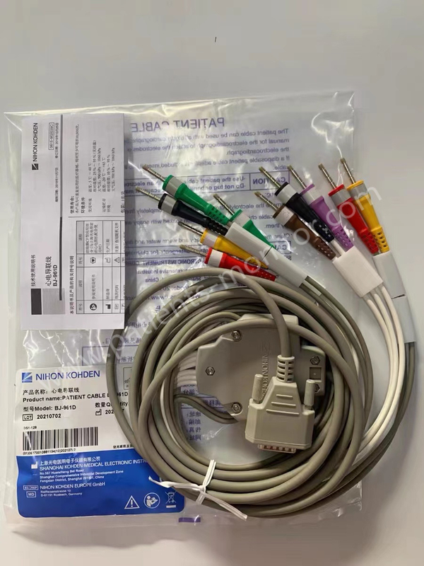 NIHON KOHDEN Patient Cable ECG Leads BJ-961D Medical Device Hospital Equipment​