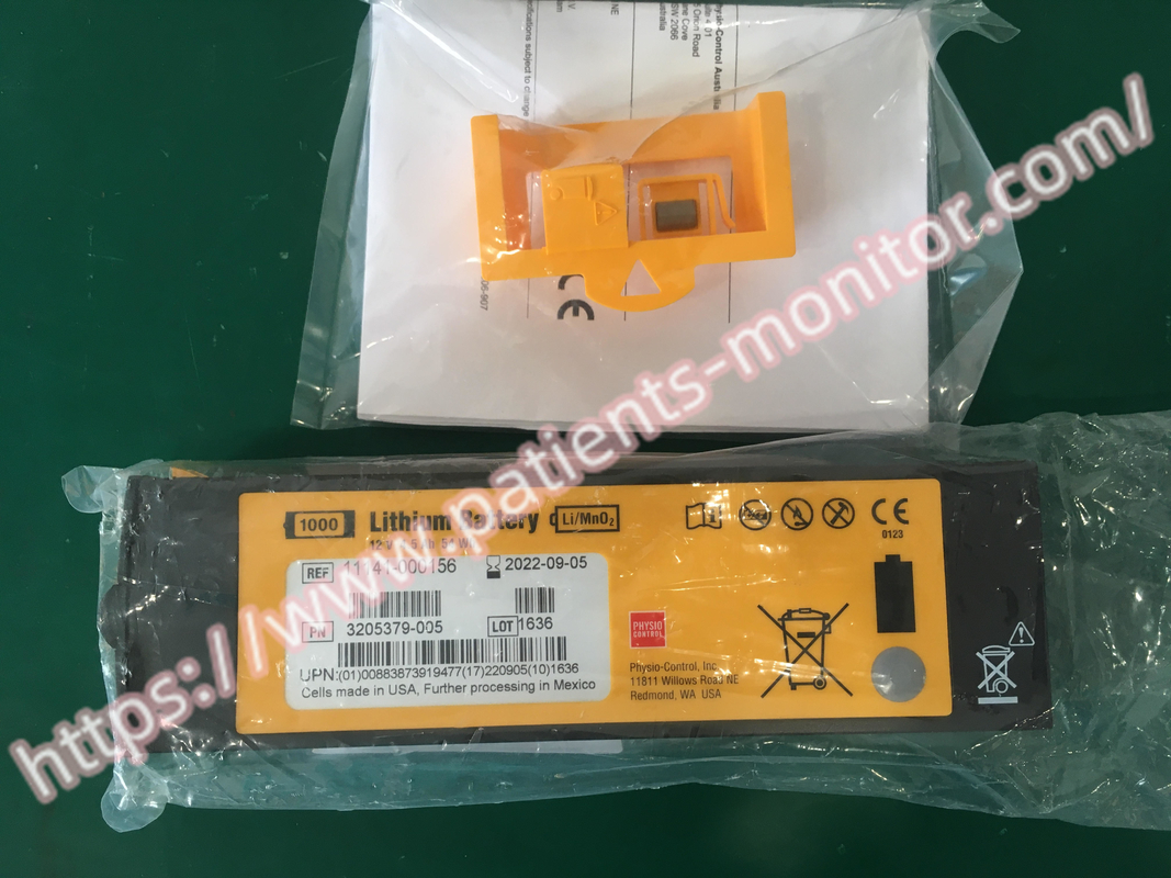 11141-000 10011141-000156 Patient Monitor Accessories Black Med-tronic Lifepak 1000 Battery