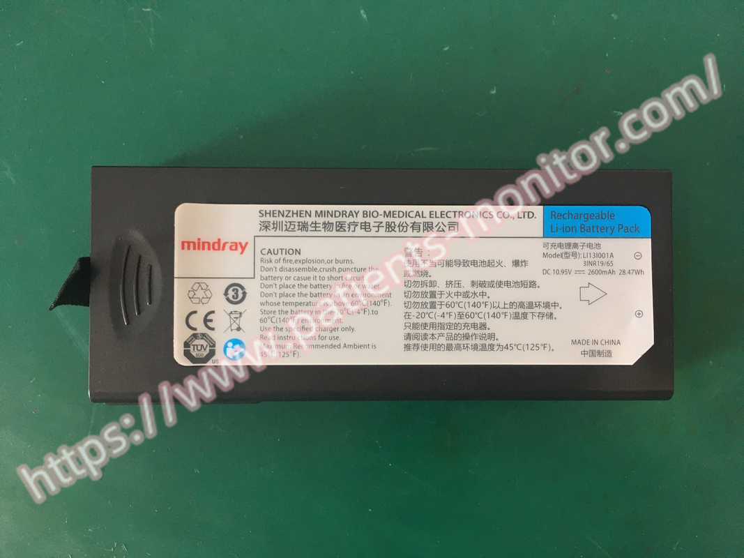 LI131001A Patient Monitor Accessories Mindray IMEC 10 Battery 11.1V 5200mAh
