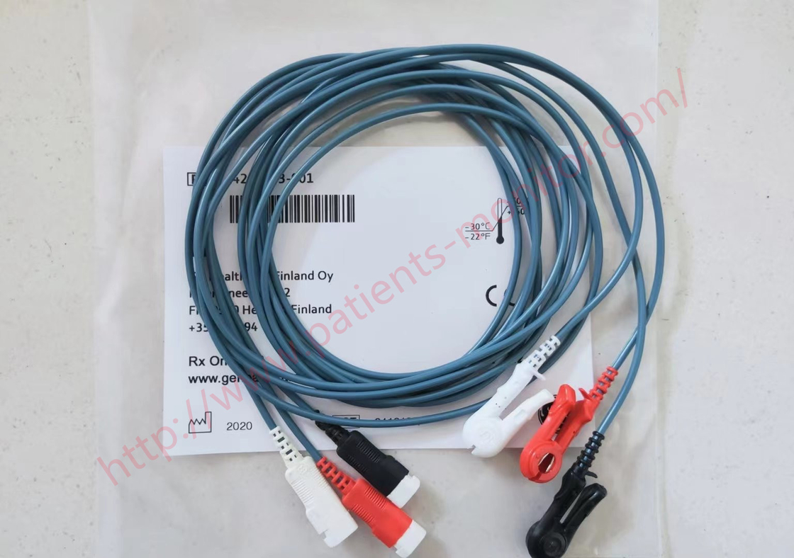 GE Healthcare LOT 241219K REF 4201033-001 Patient Cable In Hospital