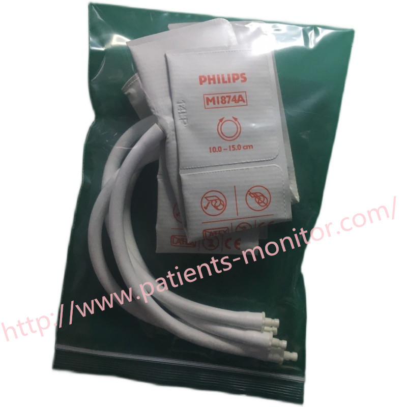 M1874A Infant Patient Monitor Accessories 10.0-15.0CM M1875A Pediatric 14.0-21.5cm Philip NIBP CUFFS