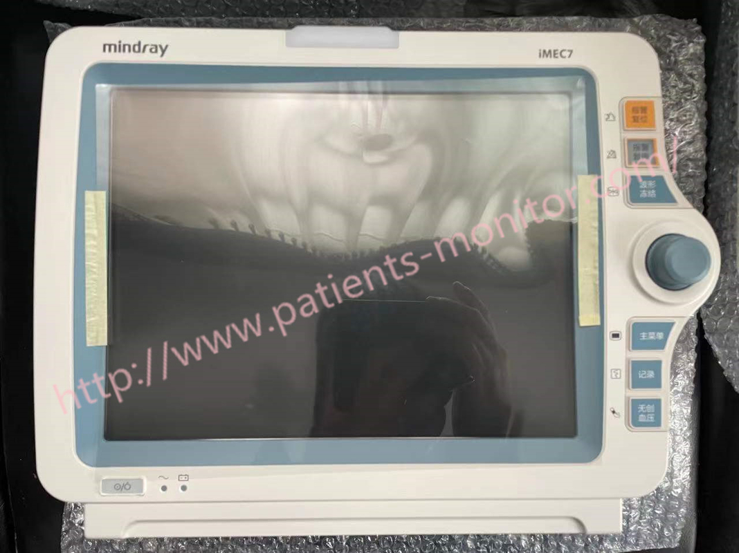 Mindray IMEC7 Patient Monitor With ECG RESP NIBP SpO2 PR TEMP Parameters