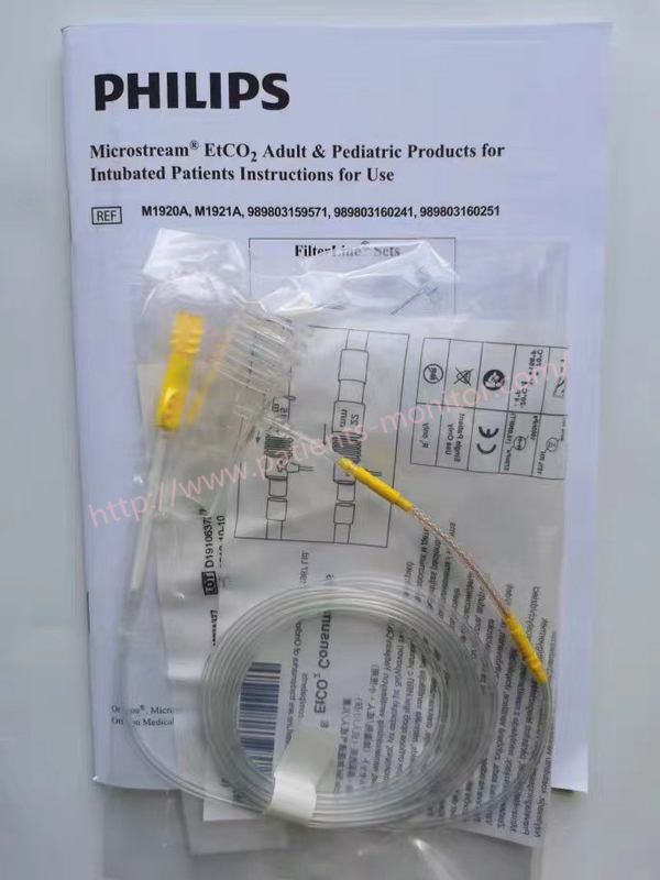 Microstream EtCO2 Adult Pediatric Products Intubated Patients Instructions For M1920A M1921A 98980315957